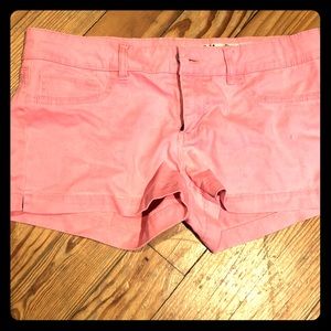 Bright orange shorts